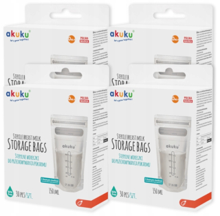 Akuku potravinové vrecká 30 ks 150 ml